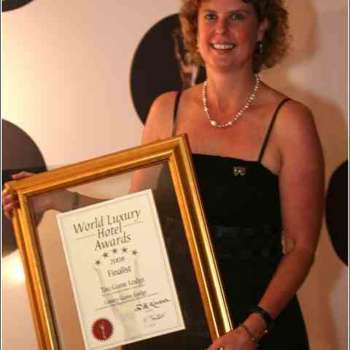 World Luxury Hotel Award 2008 Cape Town Representative Tracy-Lee Hardy