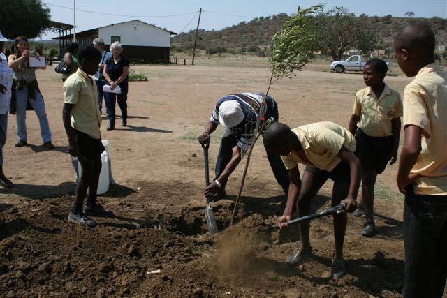lodge, aiding in development.