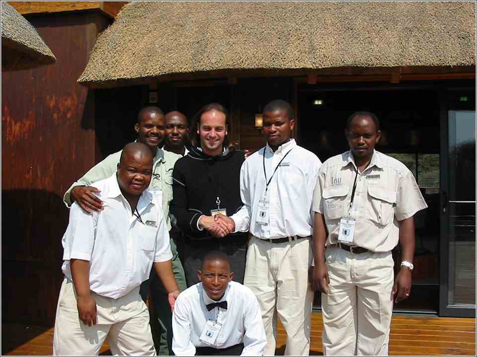 Mark Shuttleworth - Mark Shuttleworth and Tau Staff
