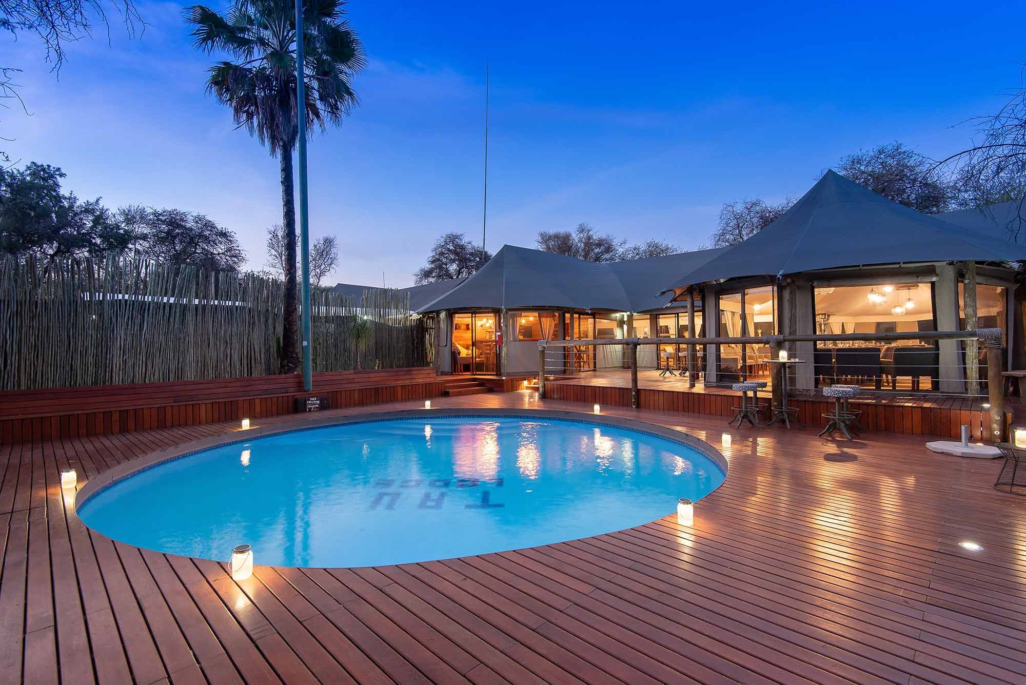 Swimming Pools at Tau, a South African