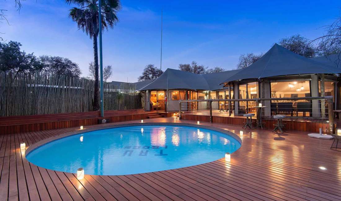 Swimming Pools at Tau, a South African
